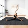 Puzzle Exercise Mat, 12 PCS Fitness Equipment Mats, 610 x 610 x 10 mm, High-Density EVA Foam Mat Set, Interlocking Rubber Soft Tiles, Protective Floor