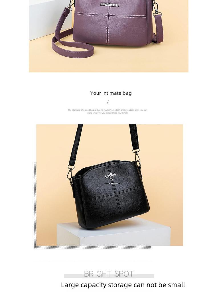 2024 Fashionable Women's Large Capacity Shoulder Bag - Stylish and Versatile Messenger for Moms