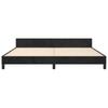 Bed Frame without Mattress Black 200x200 cm Velvet