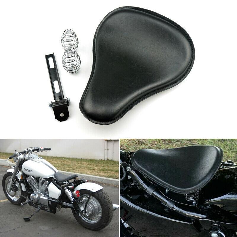 Motocyklová pružina Solo Seat Distressed Soft LeatherCushion Montážní sada pro Sportster Bobber Chopper Heritage Springer