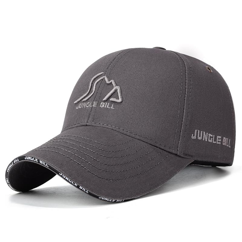 

Embroidered Baseball Cap Men s Sun Hat темно-сірий