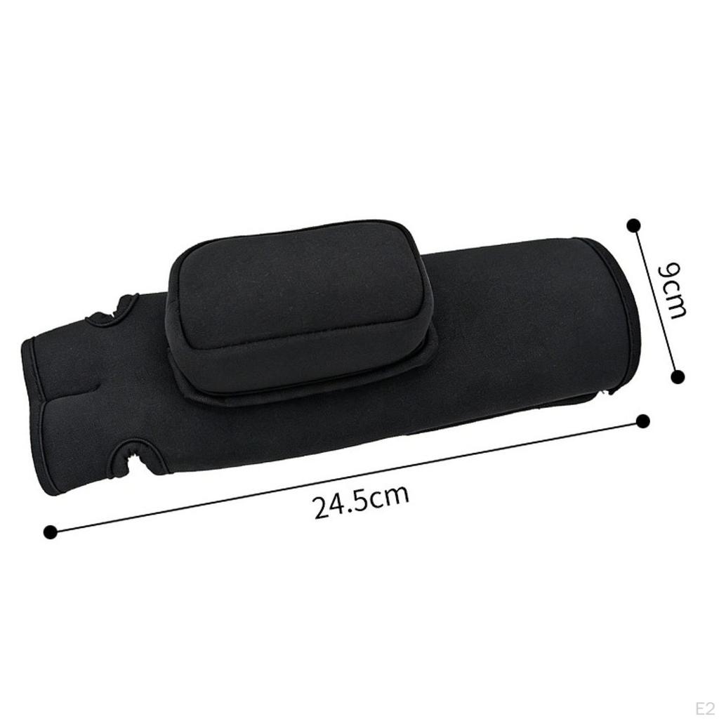 Golf Wrist Stabilizer Brace for Beginners Comfortable Black Practice and Play Corrects 9x24.5cm