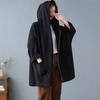 Sweaters Coat Cardigan for Women Autumn Winter Large Size Vintage Loose Long Sleeve Knit Cardigan Hooded Sweaters Jacket