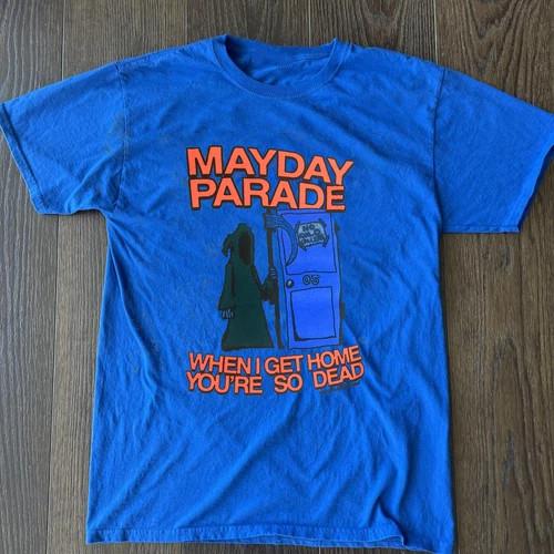 Collection MAYDAY PARADE Band Gift For Fan Short Sleeve Cotton Blue S-5XL EN65