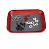 Screw Tray with Magnetic Pad Aluminium Alloy Magnet Screws Disk Storage Plate for RC Airplane Car Boat Repair Tool Repair Disk