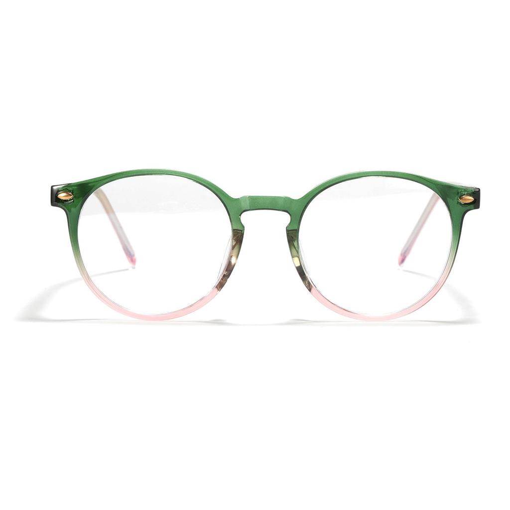 Xunge Unisex Round TR90 Glasses - Candy Colors, Korean Academy Style, Sweet No Makeup Look
