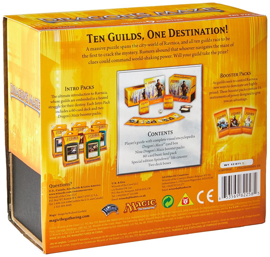 Magic: The Gathering Dragon's Maze Fat Pack English Version