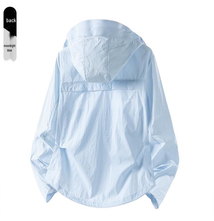 Men's Ice Silk UPF50+ Anti-UV Summer Sun Protection Jacket - Custom Logo Available.
