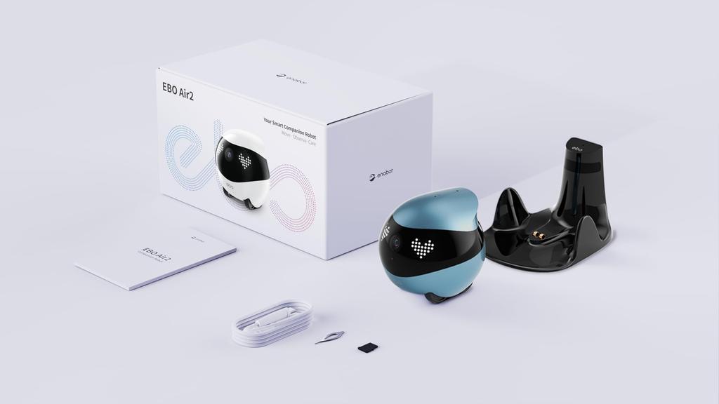 EBOAir2 Monitoring Robot Available In Three Colors (blue)