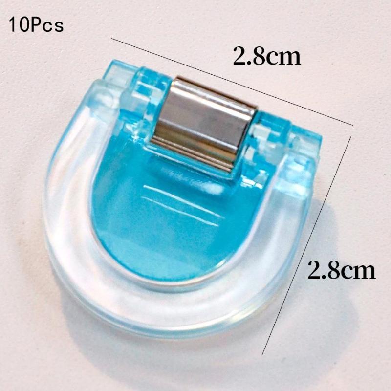 5/10Pcs Colorful Transparent Mini Multifunctional Clip Storage Clip Sealing Clips Binding Clip File Clip Binding Handbook Clip