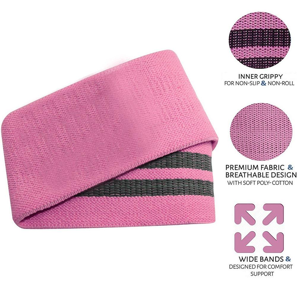 Fabric Resistance Bands Heavy Duty Booty Band Set Glute Hip Circle Non Slip NEW Fabric Resistance Bands Heavy Duty Booty Band Set Glute Hip Circle Non Slip NEW