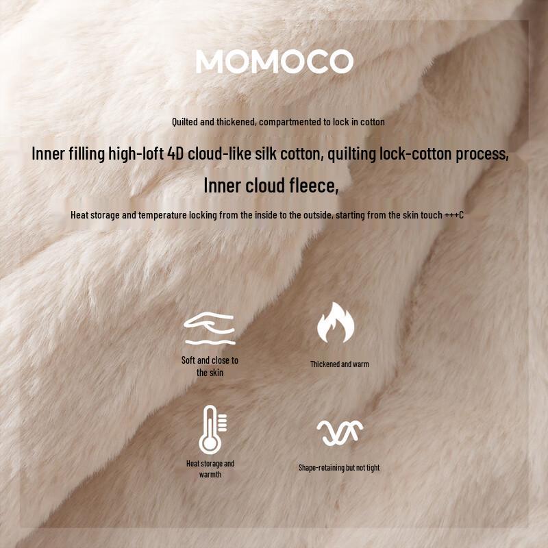 MOMOCO Boys' Winter Hooded Fleece-Lined Jacket