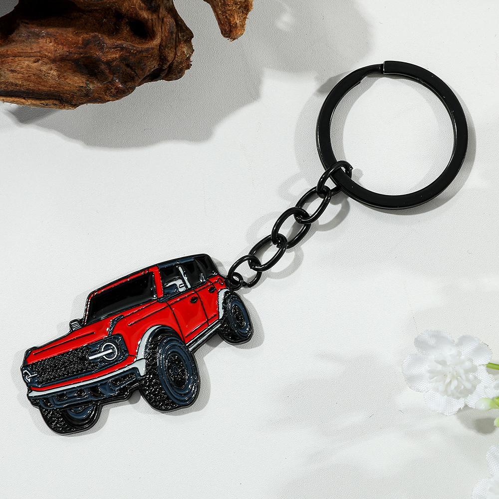 Car Model Pendant Keychain Tacoma Style Metal Keychain Suitable for Jeep Durable Decor Accessories