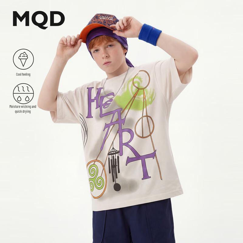 MQD Boys  Graffiti Cool-Touch Short Sleeve T-Shirt 130