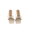 Small sandals wear a word diamond with bow square heel sandals high heel slippers women