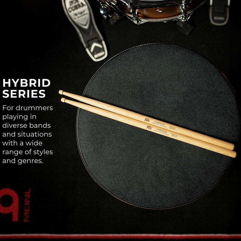 MEINL Stick Brush Meinl Drumstick HYBRID Hickory Hybrid Tip 9A SB133 X & (413 14.7mm) []