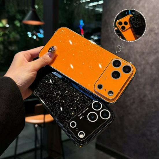 Custodia Semplice con Glitter per iPhone 17 Pro Max da Donna