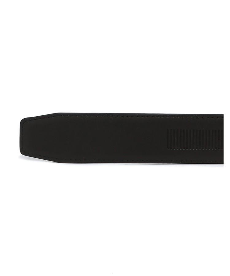 Hejiseumaenaegseseoli Black Buckle Black H-Decoration Cowhide Automatic Belt Hjbe6F855Bk