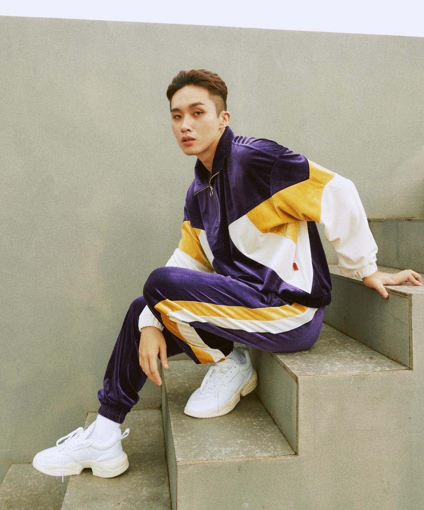 FANGOH Sl Velvet Jogger Pants Purple
