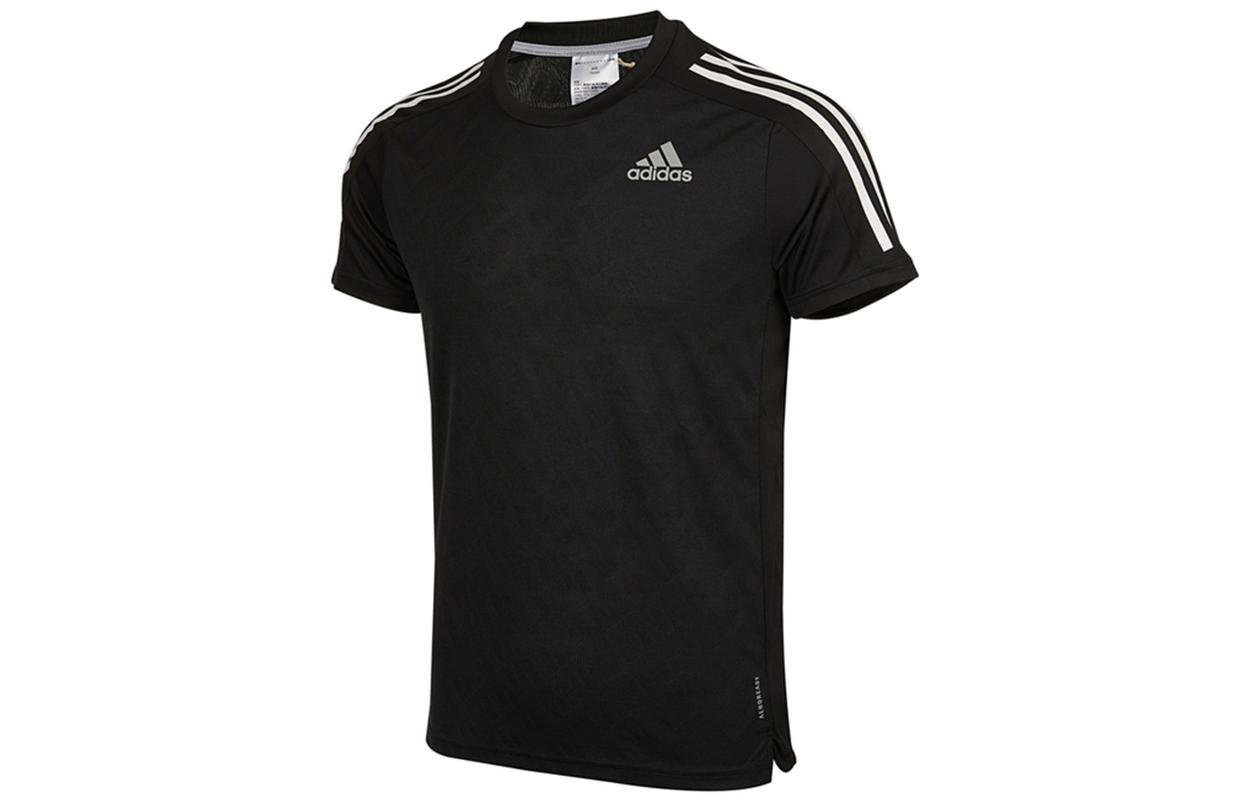 Adidas Set in Sleeve T Shirt Men s Black H36450 S