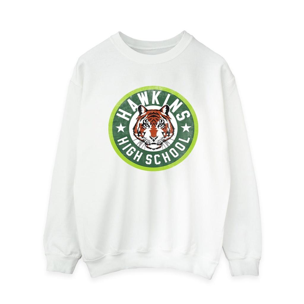 Netflix Womens/Ladies Stranger Things Hawkins Tiger Circle Sweatshirt