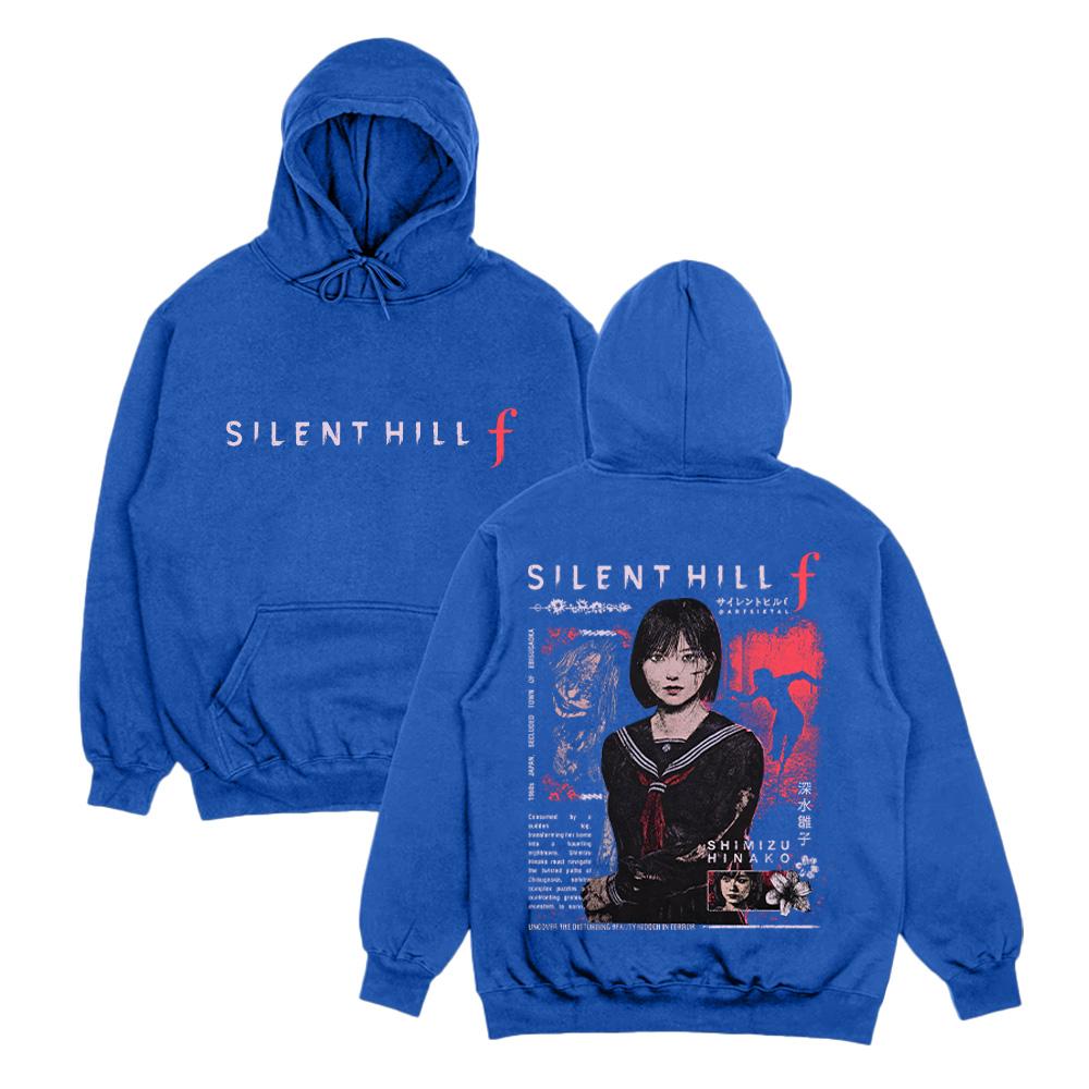 Silent Hill F Streetwear Gioco Horror Felpa Unisex Modello Estetico Retro Harajuku Felpe a Manica Lunga Felpa Estetica Gotica