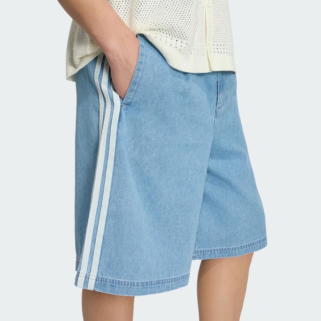 adidas Denim Chino Shorts Asia Sizing 'Light Blue' Men's KX1192