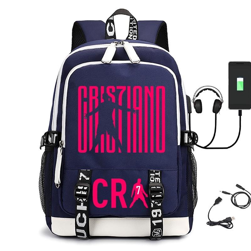 3-delige Schoolrugzakset voor Studenten Grote Capaciteit Oxford Stof Schooltas met Schouderband en Etui