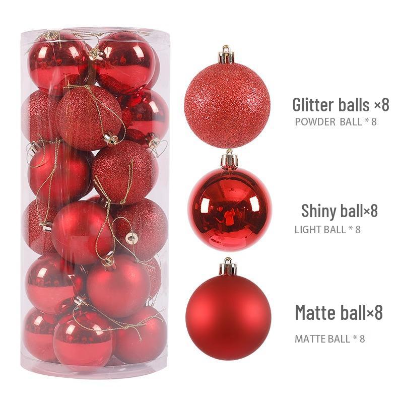 New Style Electroplated Christmas Tree Ornament Balls - 3/5/6/8cm