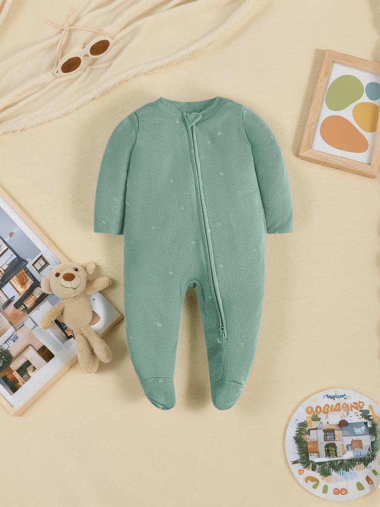 Baby Long Sleeve Cotton Rompers - Four Seasons Pajamas Homewear for Girls