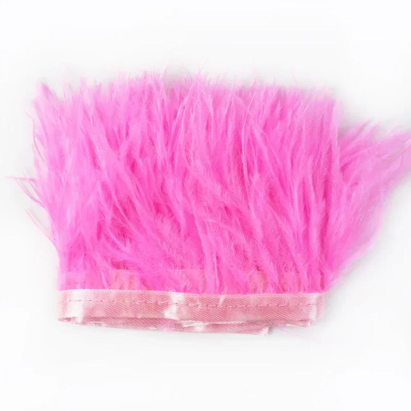 Feather2/5M 6cm Fringe Tassels for Skirt Latin Dress Feather Decorative Lace Trim Clothing Trimmings Fringes DIY Sewing Accessories