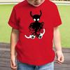 Anime Hollow Knight Kids T-Shirt Funny Cartoon Print Short Sleeve Casual Polyester Tee Boys Girls Summer Fashion Tops Birthday Gift