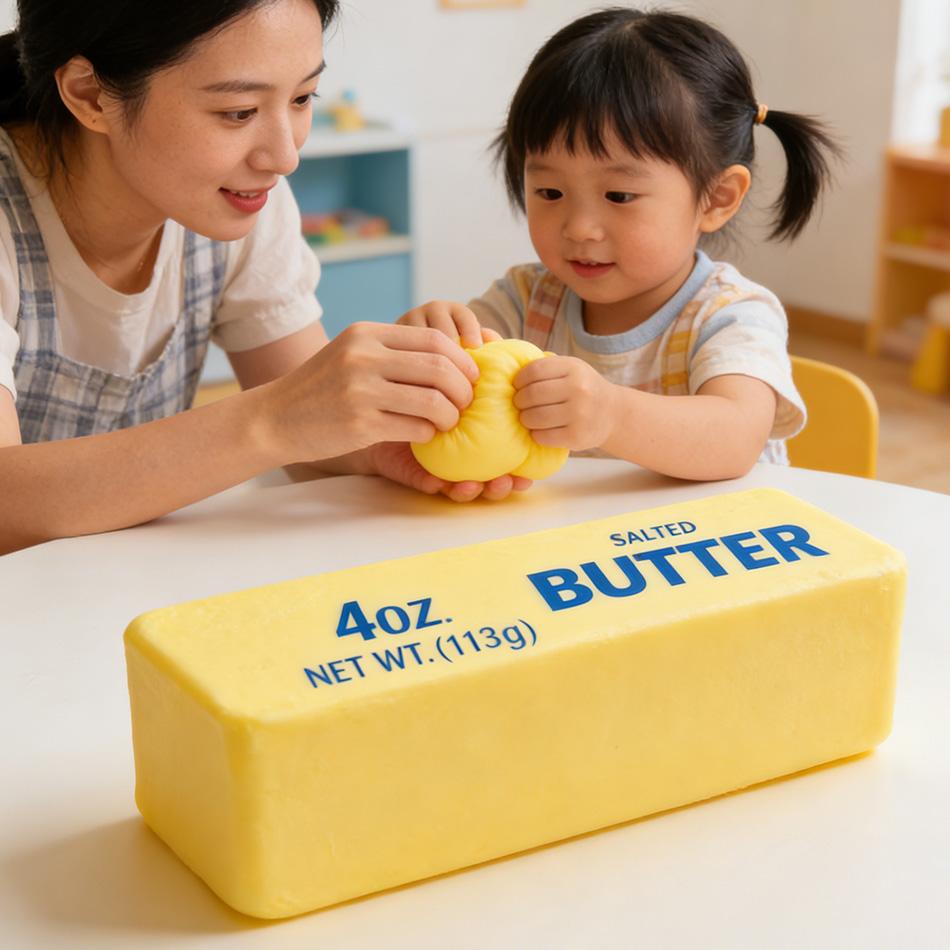 Random Color 1 Piecehot Butter Stick Squeezed Soft, Suitable For Children And Adults, Suitable For Parties, Games, Festivals, Ch