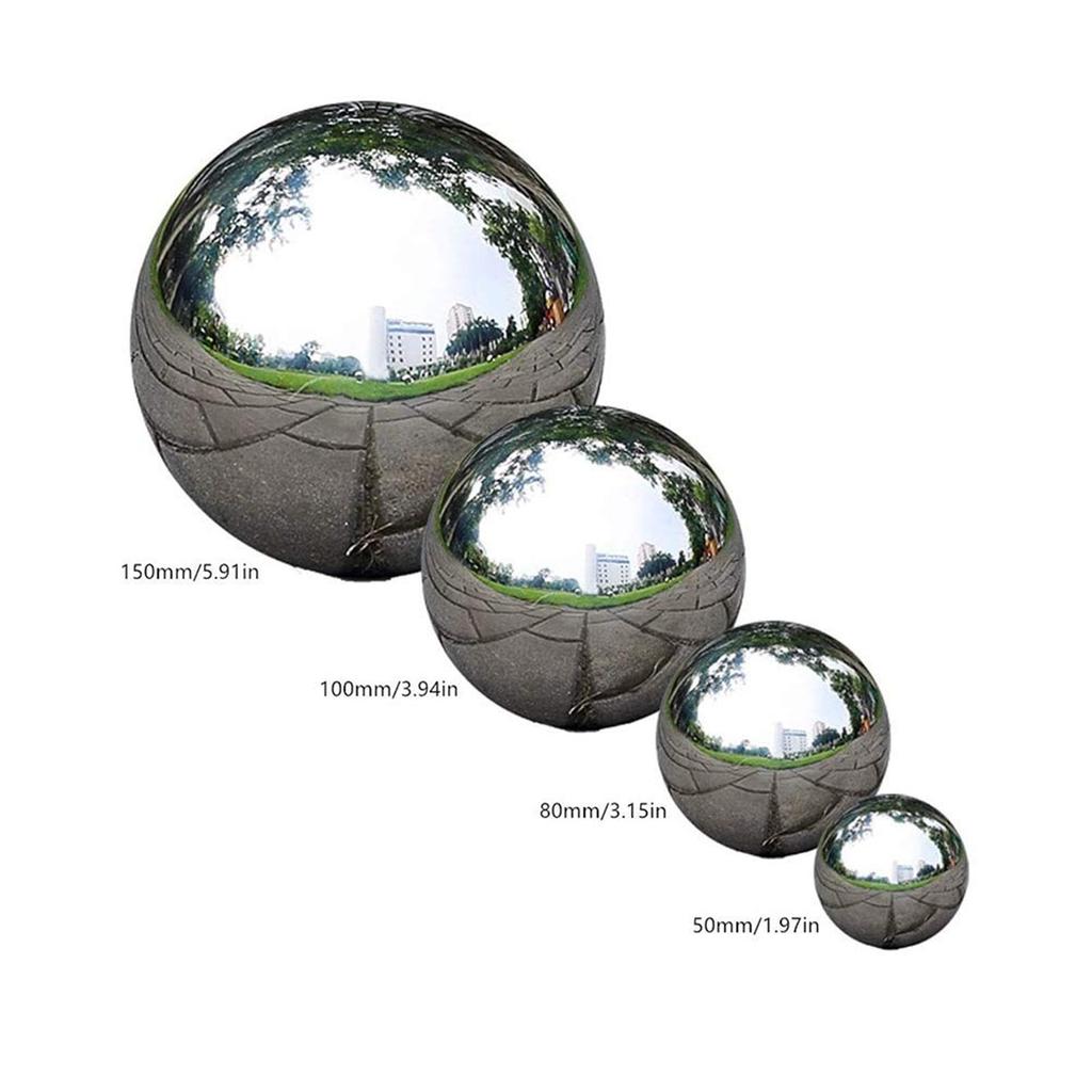 1PCS Stainless Gazing Ball For Gardens Seamless Gazing Garden Balls