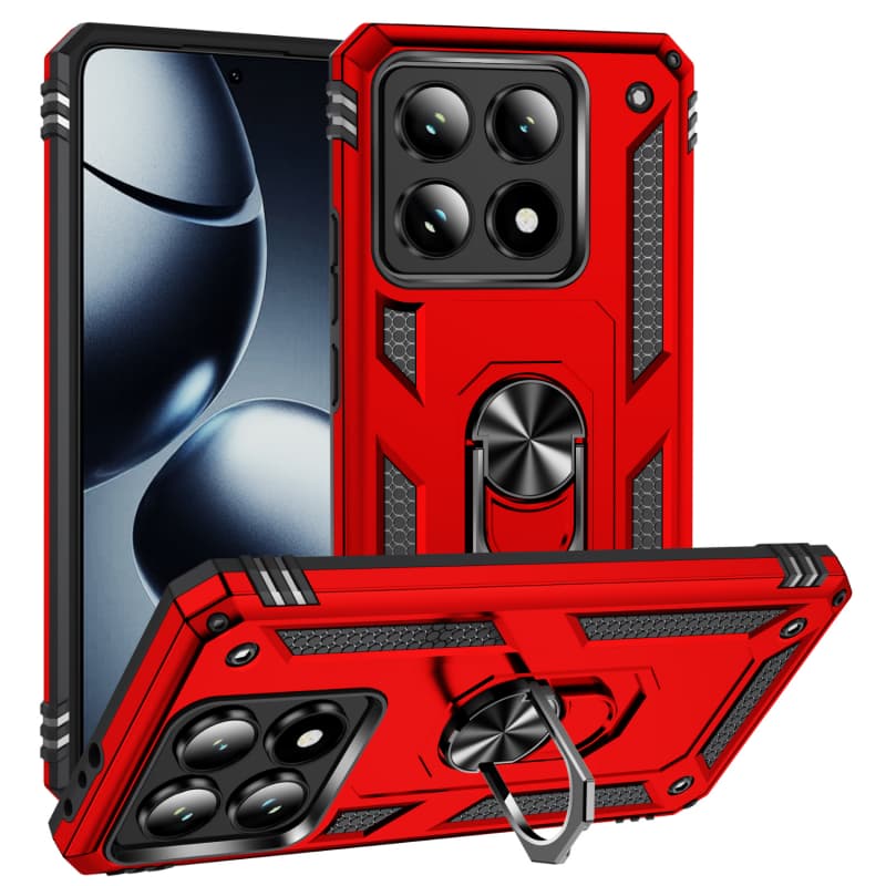 Pro Xiaomi 14T 5G Pouzdro Armor Nárazuvzdorné Magnetický Držák do Auta Prsten Pouzdra Pro Mi 14T 14 T Xiaomi14T Mi14T T14 5G Zadní Kryt