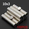 10x3mm Powerful Neodymium Magnet  N35 NdfeB Permanent Magnetic imanes Round Super Strong Fridge Magnets DIY