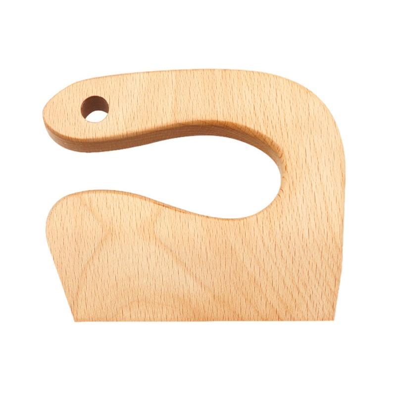 Wooden Kids Safe Cooking Knives Montessori Kitchen Toy Fruit Vegetable Cutter Chopper Educational Tools For Toddlers