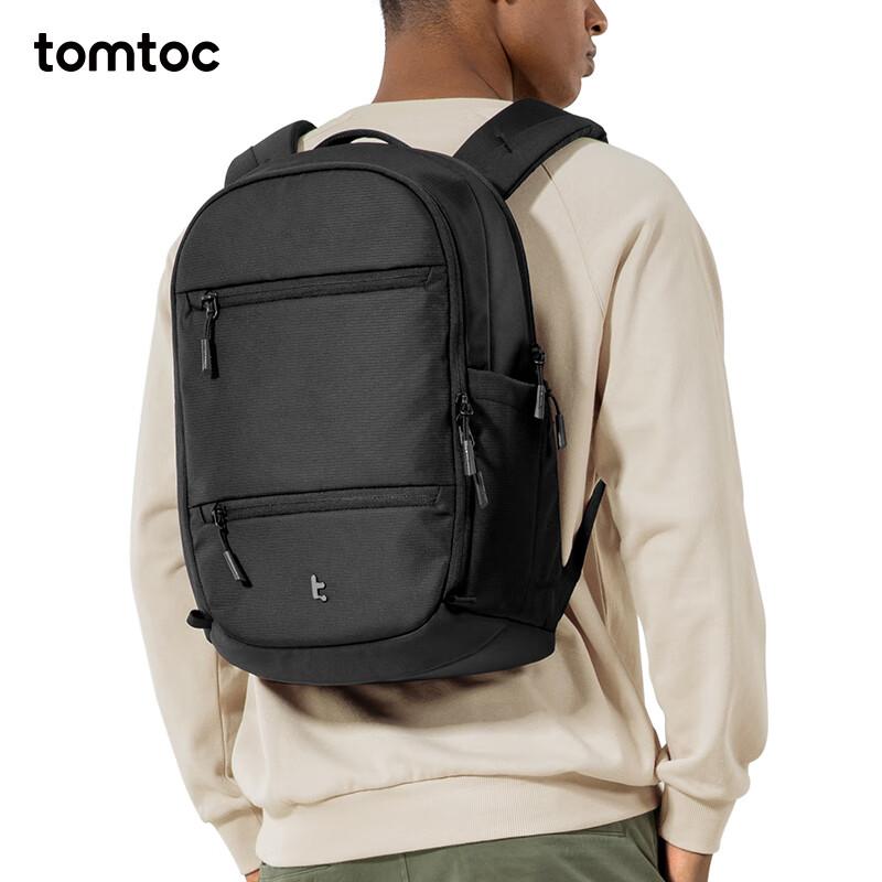 tomtoc Laptop Backpack Men\'s Large Capacity Business Bag Lightweight Commuter Huawei Apple 16-inch Notebook Bag