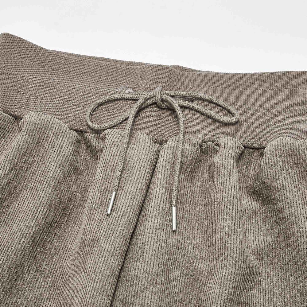 Puma Corduroy Loose Fit Drawstring Wide Leg Casual Pants Women bottoms 695012-88