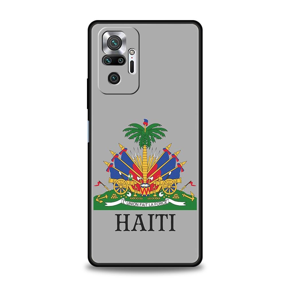 

shipping Haiti Flag Phone Case For Xiaomi Redmi Note 15 14 13 12 4G 9 10 11 Pro Plus 5G 14C 13C 12C 10C Soft TPU Cover Redmi Note 15 4G