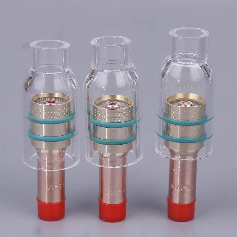 Tig Welding Tig Gas Lens Glass Cup Nozzle With Filter Guide/Guide Piece Glass Cover With Filter Combination For Wp26 17 18 Torch