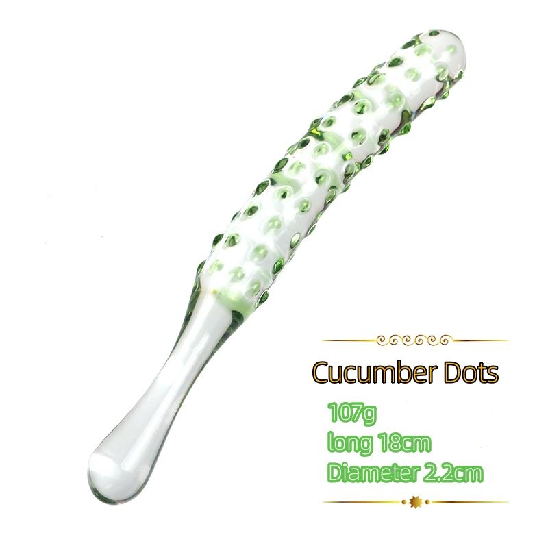 VaHppy Meyveler/Sebzeler Stilize Yapay Penis Küçük 100g 18*2cm Cam Mastürbatörler Kızlar İçin Seks Oyuncakları Kadınlar İçin SM BDSM