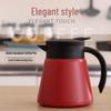 Europäischer Stil 304 Edelstahl Isolierte Wasserflasche - Doppellagiger warmer Topf für Zuhause