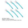 6Pcs Beautiful Hair Clips Removable Hairdressing Portable Candy Color Crocodile Styling Tool