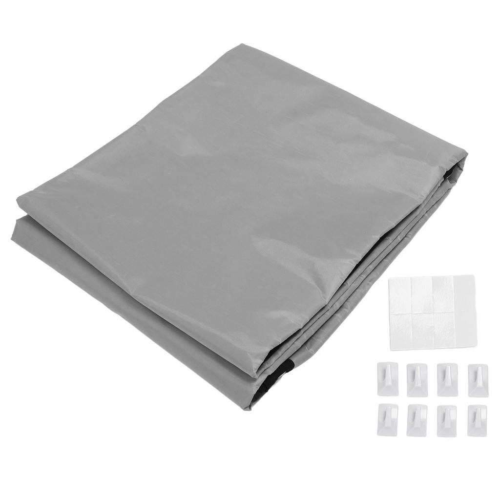 Movie Projector Screen Synthetic PVC Anti Light 16:9 Foldable Portable Wall Mount Projection Screen with Hooks for Home