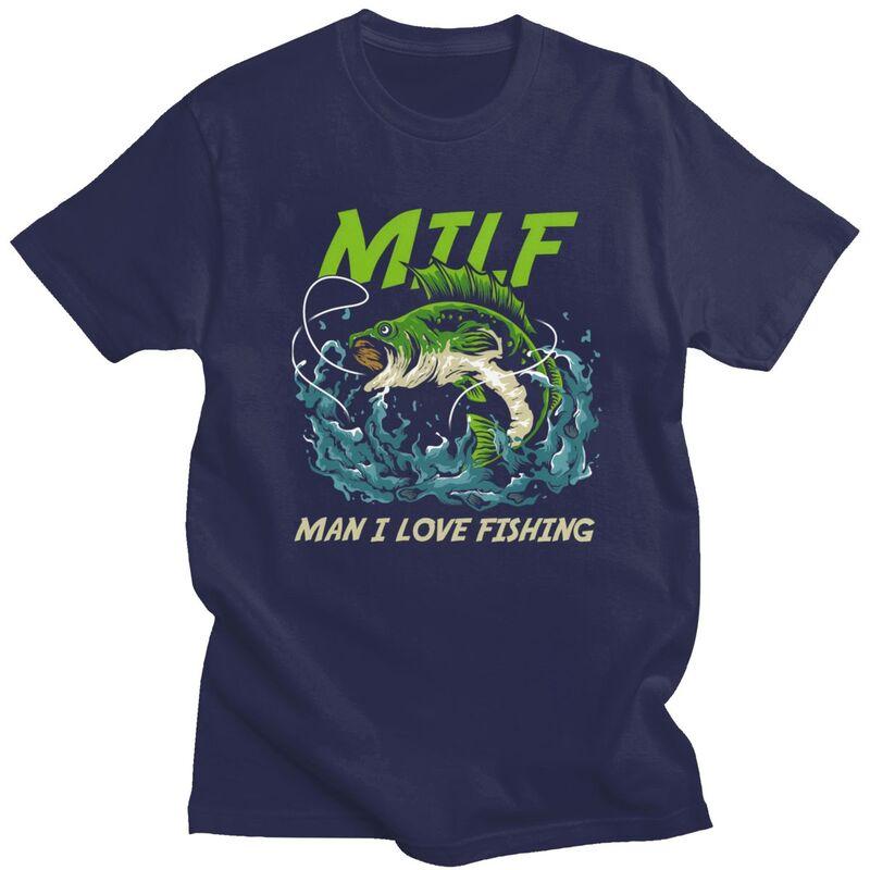 

Man I Love Fishing MILFS Fisher T Shirts for Men 100 Cotton Tee Tops Anniversary Gift Tshirts Fashion Tshirt Clothing 4XL