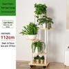 Shixun Wrought Iron Multi-Tier Plant Stand with Wheels