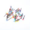 100pcs Pincéis de Nylon de Cores Variadas Plano Polimento Dental Polidor Pincel