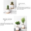 High Strength Flower Pots Imitation Ceramic Plastic Plant Pots Flower Pot