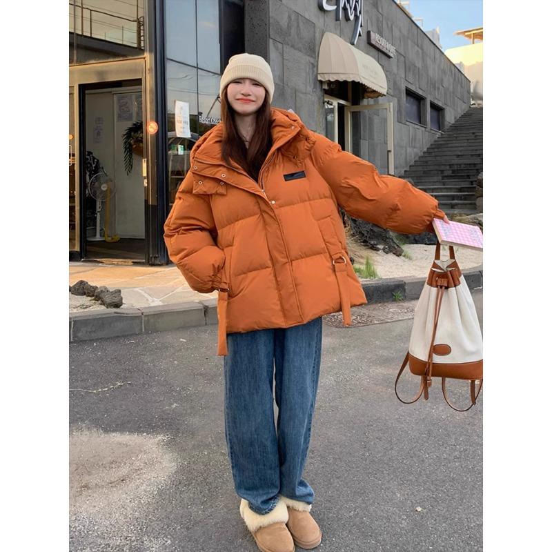 2024 New Winter Korean Version Versatile Down Jacket Padded Jacket Thickened Small Loose Bread Jacket Padded Jacket